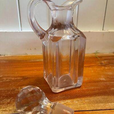 LOT 65  - Trio of Glass Liquid Serving Vessels