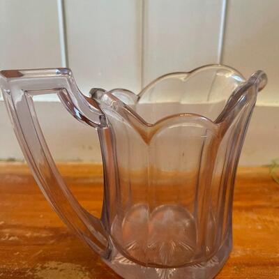 LOT 65  - Trio of Glass Liquid Serving Vessels