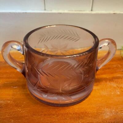 LOT 65  - Trio of Glass Liquid Serving Vessels