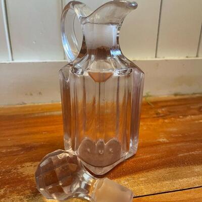 LOT 65  - Trio of Glass Liquid Serving Vessels