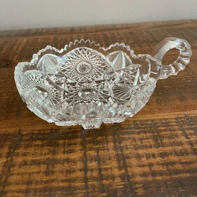 LOT 67  - Pair of Bonbons, American Cut Glass 