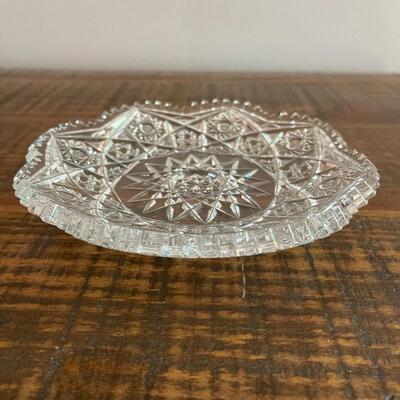 LOT 74 - Dessert Plate, American Cut Glass