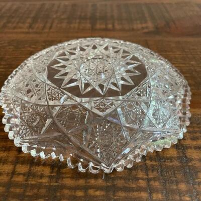 LOT 74 - Dessert Plate, American Cut Glass