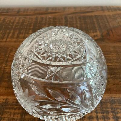 LOT 75 - Berry/Fruit Bowl, American Cut Glass 