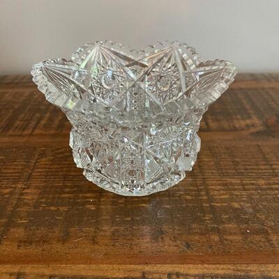 LOT 76 - Nut/Small Bowl, American Cut Glass