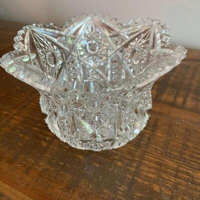 LOT 76 - Nut/Small Bowl, American Cut Glass