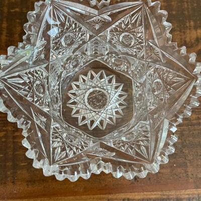 LOT 76 - Nut/Small Bowl, American Cut Glass