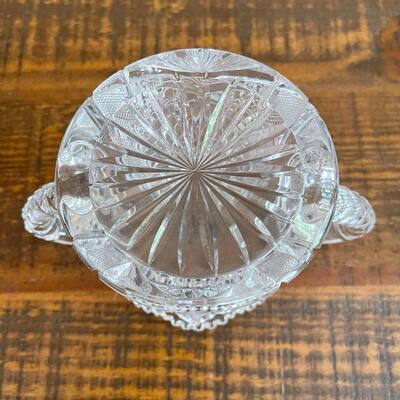 LOT 77 - Small Bowl with Double Handles, American Cut Glass