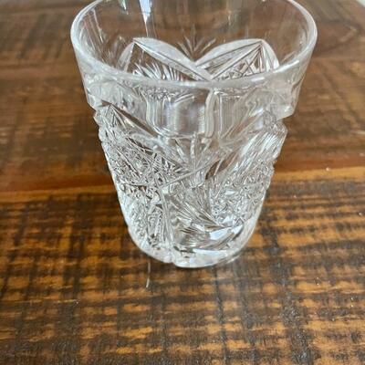 LOT 78 - Trio of Glasses/Tumblers, American Cut Glass 