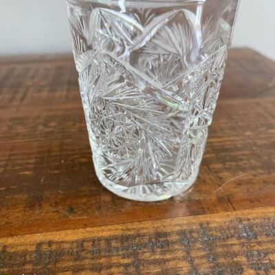 LOT 78 - Trio of Glasses/Tumblers, American Cut Glass 