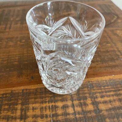 LOT 78 - Trio of Glasses/Tumblers, American Cut Glass 