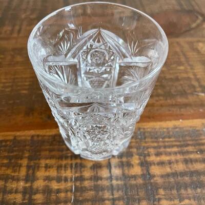 LOT 78 - Trio of Glasses/Tumblers, American Cut Glass 