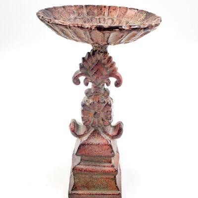 DECORATIVE METAL CANDLE HOLDER