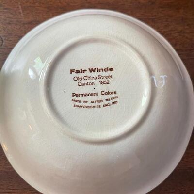 LOT 86 - Cereal Bowls, Alfred Meakin, Fair Winds, 11 bowls