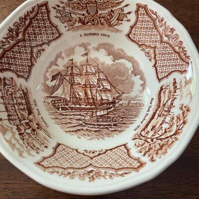 LOT 87 - Dessert/Berry Bowls, Alfred Meakin, Fair Winds, 11 bowls