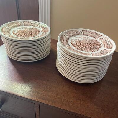 LOT 88 - 7" Bread Plates, Alfred Meakin, Fair Winds, 36 plates