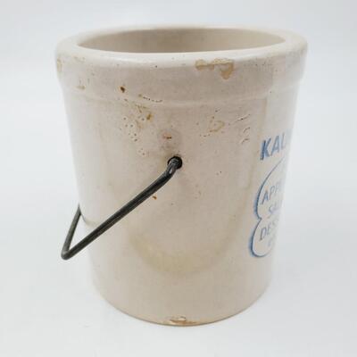 KAUKAUNA KLUB CROCK "FOR APPETIZERS SALADS DESSERTS ETC" NO LID