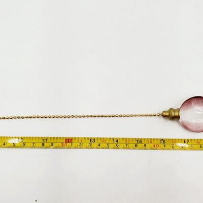 DECORATIVE GLASS CEILING FAN PULLS