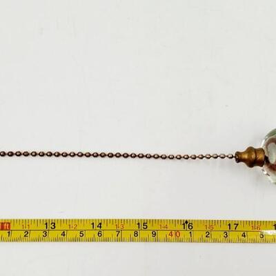 DECORATIVE GLASS CEILING FAN PULLS