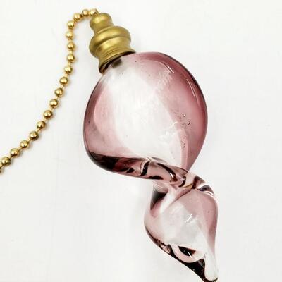 DECORATIVE GLASS CEILING FAN PULLS