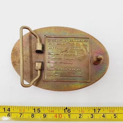 WYOMING BELT BUCKLE COLLECTION OF 3