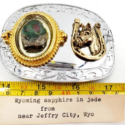 WYOMING BELT BUCKLE COLLECTION OF 3