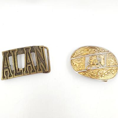 ALLEN/AL BELT BUCKLE BUNDLE OF 2