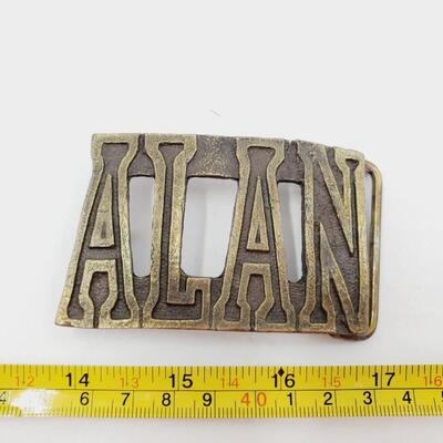 ALLEN/AL BELT BUCKLE BUNDLE OF 2