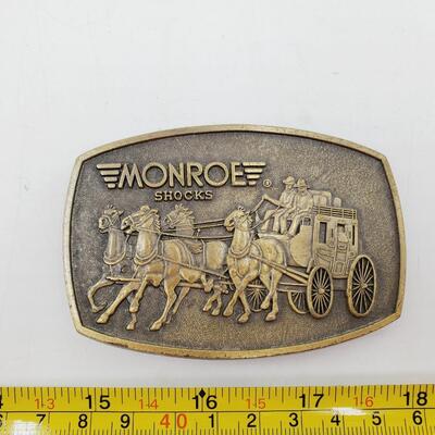 MONROE, CYCLONE AND CERTIFIED GENERAL ELECTRIC BELT BUCKLE COLLECTION