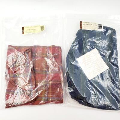 LONGABERGER MD MARKET AND CC SERVING TEA TRAY FABRIC LINERS