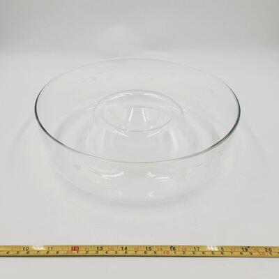 PRINCESS HOUSE CRYSTAL CHIP 'N' DIP BOWL WITH BOX