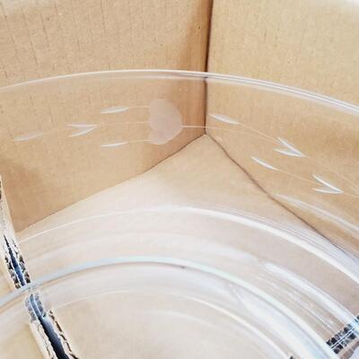 PRINCESS HOUSE CRYSTAL CHIP 'N' DIP BOWL WITH BOX