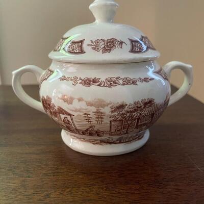 LOT 91 - Creamer & Sugar, Alfred Meakin, Fair Winds, Set