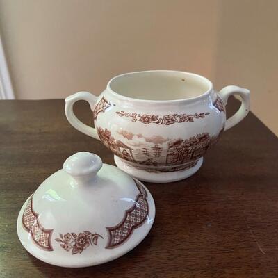 LOT 91 - Creamer & Sugar, Alfred Meakin, Fair Winds, Set