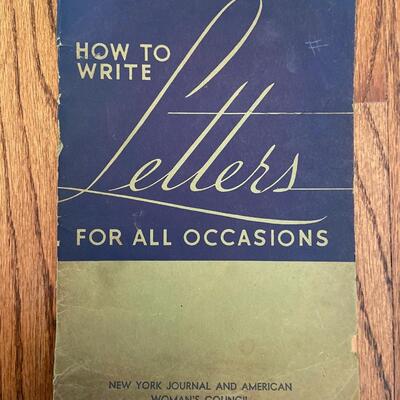 LOT 95 -Etiquette Books, Vintage (3 books), 1924