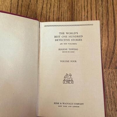 LOT 97 - World's Best Detective Stories, Vols. 4, 5, 9, Vintage (3 books), 1929