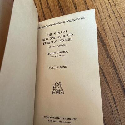 LOT 97 - World's Best Detective Stories, Vols. 4, 5, 9, Vintage (3 books), 1929