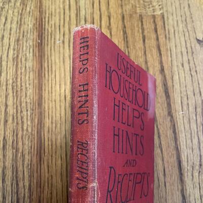 LOT 99 - Household Themed Books, Vintage (5 books), 1873-1940