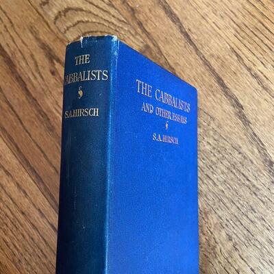 LOT 101 - The Cabbalists and Other Essays by S. A Hirsch, Vintage, 1922