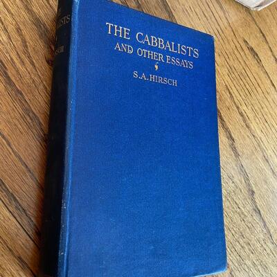 LOT 101 - The Cabbalists and Other Essays by S. A Hirsch, Vintage, 1922
