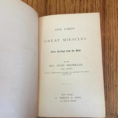 LOT 108 - Christian and Catholic Theme Books, Vintage (6 books), 1880-1936