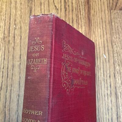 LOT 108 - Christian and Catholic Theme Books, Vintage (6 books), 1880-1936
