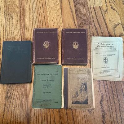 LOT 110 - Christian and Catholic Theme, Mini Books (6 books), 1877-1950