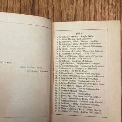 LOT 110 - Christian and Catholic Theme, Mini Books (6 books), 1877-1950