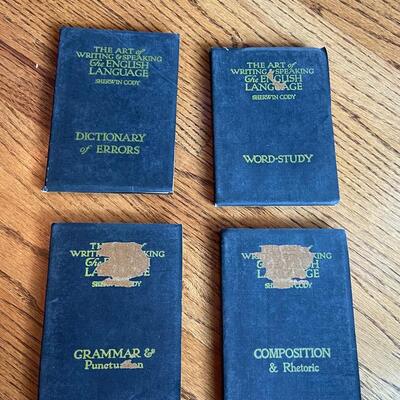 LOT 116 - Language & Writing Books, Vintage (4 books), 1924