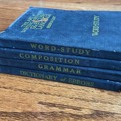 LOT 116 - Language & Writing Books, Vintage (4 books), 1924