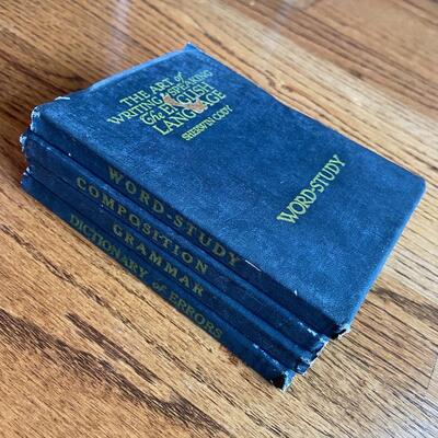 LOT 116 - Language & Writing Books, Vintage (4 books), 1924