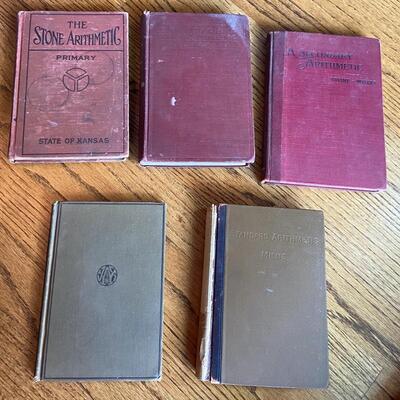 LOT 117 - Antique Arithmetic Books (5 books)