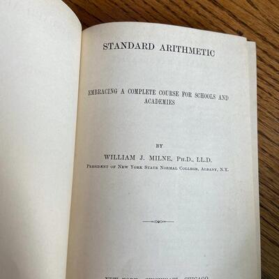 LOT 117 - Antique Arithmetic Books (5 books)