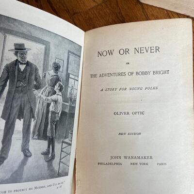 LOT 118 - Classic English Authors, Vintage (9 books), Dickens, Hawthorne, Cooper and more
